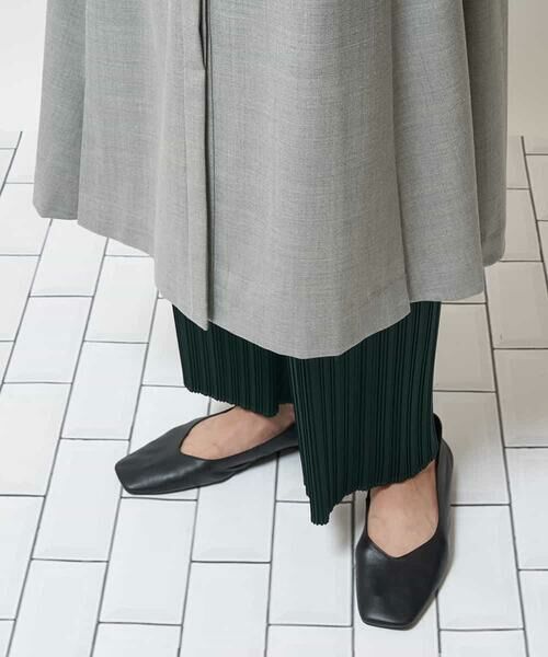 GEORGES RECH / ジョルジュ・レッシュ ロング・マキシ丈ワンピース | 【セットアップ対応】ウールシャツワンピース | 詳細10