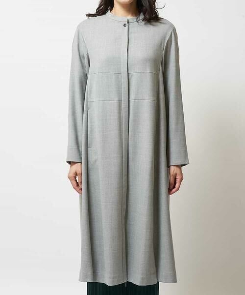 GEORGES RECH / ジョルジュ・レッシュ ロング・マキシ丈ワンピース | 【セットアップ対応】ウールシャツワンピース | 詳細3
