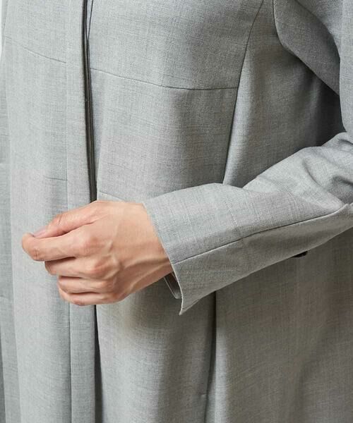 GEORGES RECH / ジョルジュ・レッシュ ロング・マキシ丈ワンピース | 【セットアップ対応】ウールシャツワンピース | 詳細7