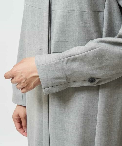 GEORGES RECH / ジョルジュ・レッシュ ロング・マキシ丈ワンピース | 【セットアップ対応】ウールシャツワンピース | 詳細8