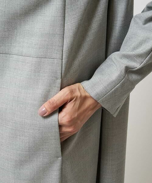 GEORGES RECH / ジョルジュ・レッシュ ロング・マキシ丈ワンピース | 【セットアップ対応】ウールシャツワンピース | 詳細9