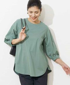 GEORGES RECH / ジョルジュ・レッシュ カットソー | 【洗える】バックギャザーカットソー