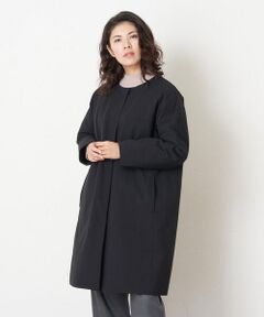 【防風加工】ステッチレスダウンコート