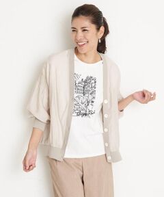 GEORGES RECH / ジョルジュ・レッシュ シャツ・ブラウス | カーディガン風シアーシャーリング羽織