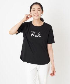 [接触冷感]ドライコットンラウンドヘムロゴTシャツ