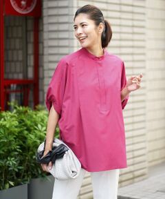 GEORGES RECH / ジョルジュ・レッシュ シャツ・ブラウス | [日本製]ラグランギャザースリーブブラウス