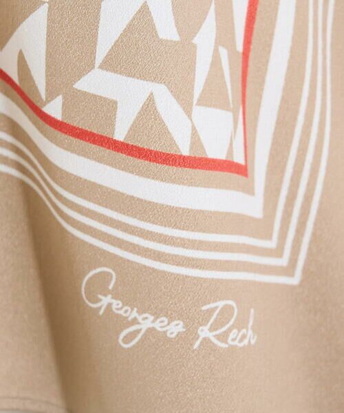 GEORGES RECH / ジョルジュ・レッシュ シャツ・ブラウス | [日本製]ジオメトリックスカーフポンチョブラウス | 詳細12