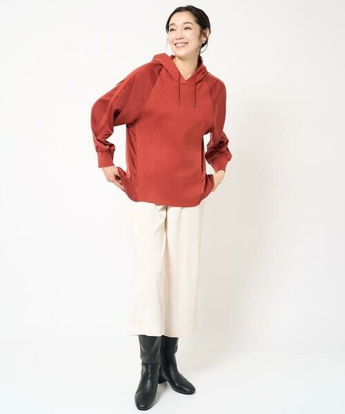 GEORGES RECH / ジョルジュ・レッシュ ニット・セーター | サテン切替バックプリーツニットプルオーバー | 詳細16