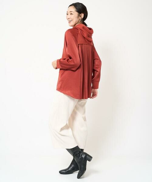 GEORGES RECH / ジョルジュ・レッシュ ニット・セーター | サテン切替バックプリーツニットプルオーバー | 詳細18