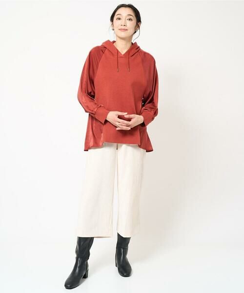 GEORGES RECH / ジョルジュ・レッシュ ニット・セーター | サテン切替バックプリーツニットプルオーバー | 詳細19