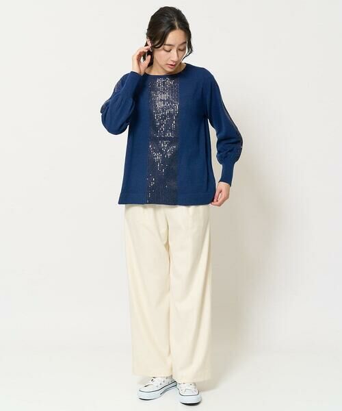 GEORGES RECH / ジョルジュ・レッシュ ニット・セーター | スパンコール刺繍エンブロイダリーニット | 詳細15