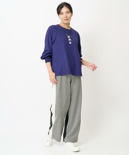 GEORGES RECH / ジョルジュ・レッシュ カットソー | ウールスムースランタンスリーブAラインプルオーバー | 詳細19