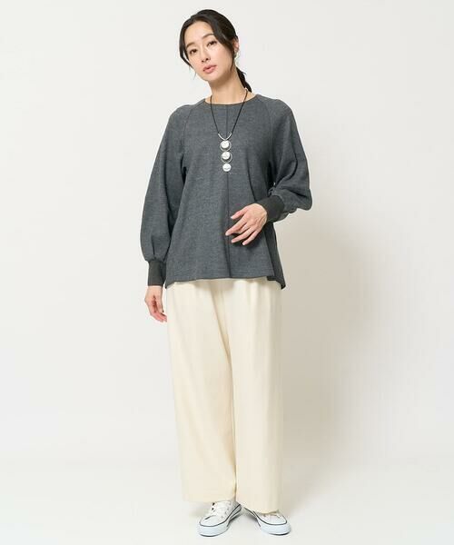 GEORGES RECH / ジョルジュ・レッシュ カットソー | ウールスムースランタンスリーブAラインプルオーバー | 詳細22