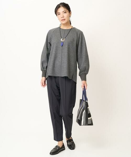 GEORGES RECH / ジョルジュ・レッシュ カットソー | ウールスムースランタンスリーブAラインプルオーバー | 詳細23