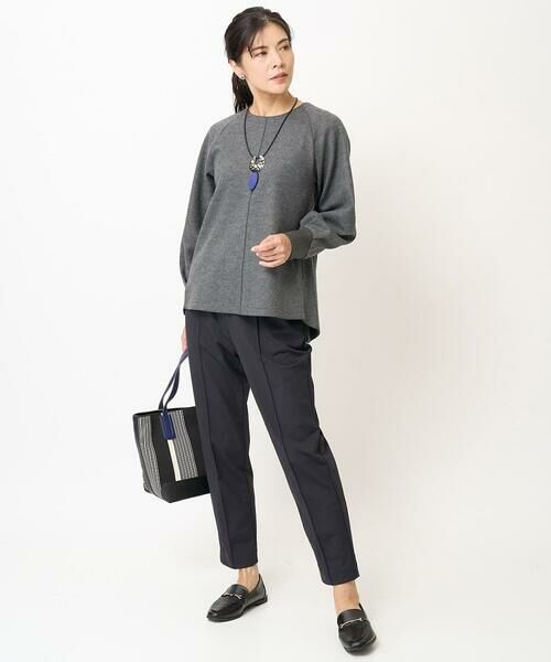 GEORGES RECH / ジョルジュ・レッシュ カットソー | ウールスムースランタンスリーブAラインプルオーバー | 詳細24