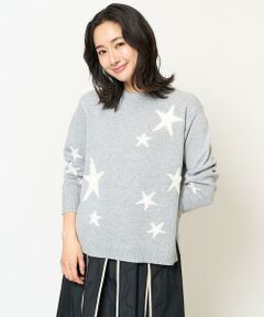 GEORGES RECH / ジョルジュ・レッシュ ニット・セーター | 星柄インターシャニットプルオーバー