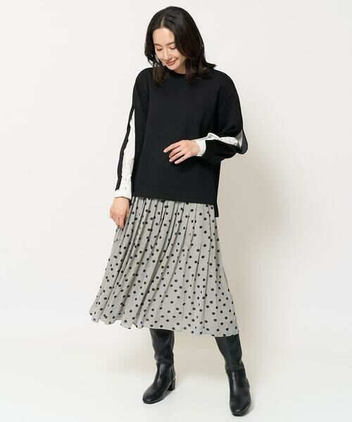 GEORGES RECH / ジョルジュ・レッシュ カットソー | ブライトダンボールレイヤードプルオーバー | 詳細15