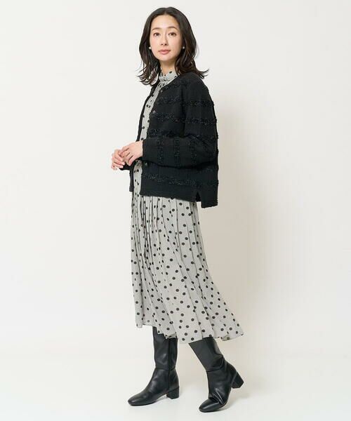 GEORGES RECH / ジョルジュ・レッシュ シャツ・ブラウス | [セットアップ対応]ドットオンチュールバンドカラーブラウス | 詳細15
