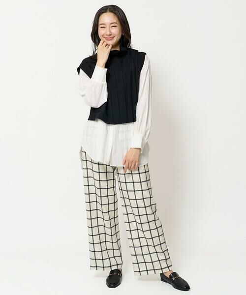 GEORGES RECH / ジョルジュ・レッシュ シャツ・ブラウス | [2点セット]リブニットベスト＆バンドカラーブラウス | 詳細23