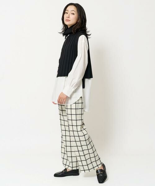 GEORGES RECH / ジョルジュ・レッシュ シャツ・ブラウス | [2点セット]リブニットベスト＆バンドカラーブラウス | 詳細24