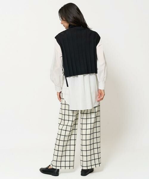 GEORGES RECH / ジョルジュ・レッシュ シャツ・ブラウス | [2点セット]リブニットベスト＆バンドカラーブラウス | 詳細25