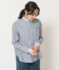 GEORGES RECH / ジョルジュ・レッシュ シャツ・ブラウス | [日本製]ソフトローンバンドカラーシャツ