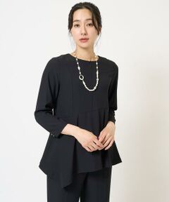 GEORGES RECH / ジョルジュ・レッシュ シャツ・ブラウス | [セットアップ対応]アシンメトリーペプラムブラウス