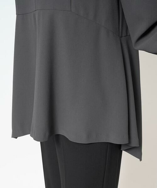 GEORGES RECH / ジョルジュ・レッシュ シャツ・ブラウス | [セットアップ対応]アシンメトリーペプラムブラウス | 詳細10