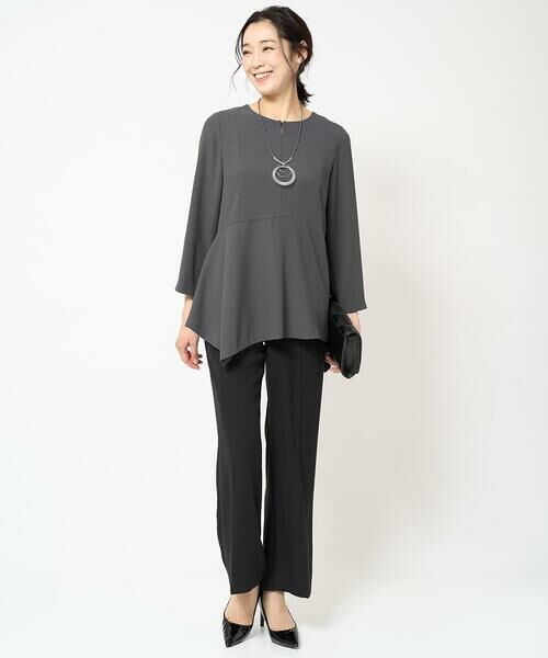 GEORGES RECH / ジョルジュ・レッシュ シャツ・ブラウス | [セットアップ対応]アシンメトリーペプラムブラウス | 詳細17