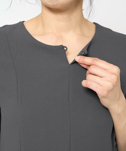GEORGES RECH / ジョルジュ・レッシュ シャツ・ブラウス | [セットアップ対応]アシンメトリーペプラムブラウス | 詳細8