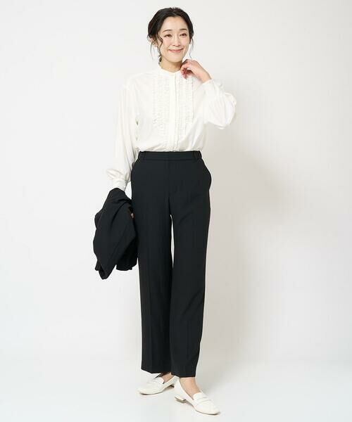 GEORGES RECH / ジョルジュ・レッシュ シャツ・ブラウス | スタンドカラーフリルブラウス | 詳細15