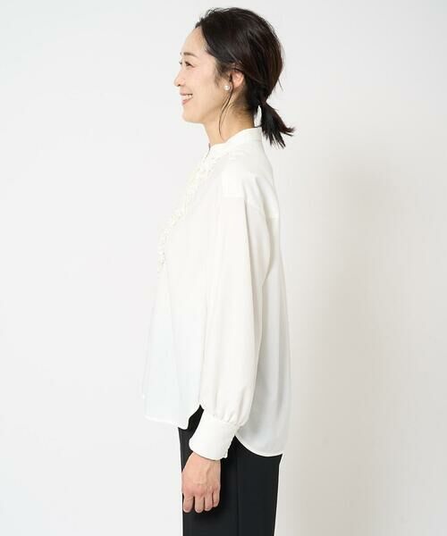 GEORGES RECH / ジョルジュ・レッシュ シャツ・ブラウス | スタンドカラーフリルブラウス | 詳細4