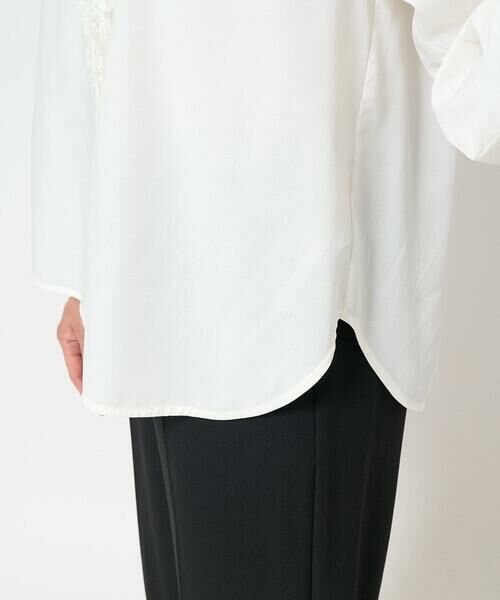 GEORGES RECH / ジョルジュ・レッシュ シャツ・ブラウス | スタンドカラーフリルブラウス | 詳細8