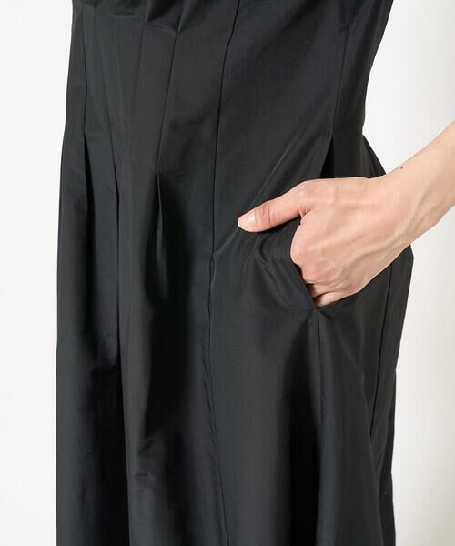 GEORGES RECH / ジョルジュ・レッシュ ロング・マキシ丈ワンピース | タックフレアタフタワンピース | 詳細8