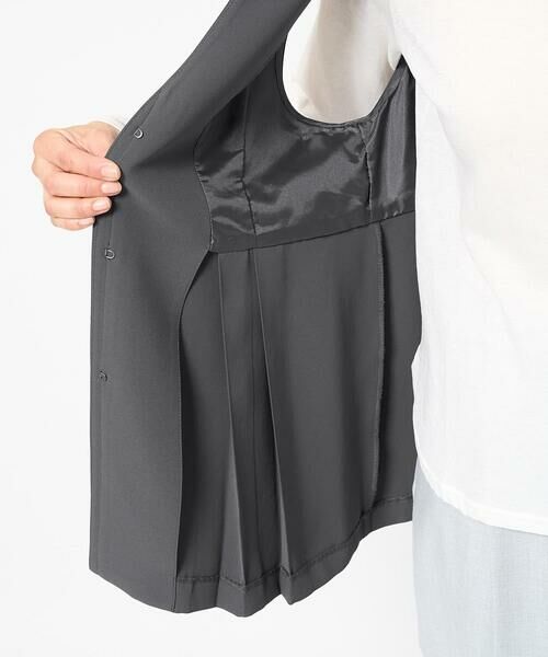 GEORGES RECH / ジョルジュ・レッシュ ベスト | [セットアップ対応]スリットネックプリーツジレ | 詳細12