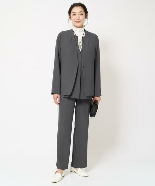 GEORGES RECH / ジョルジュ・レッシュ ベスト | [セットアップ対応]スリットネックプリーツジレ | 詳細22