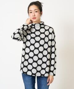 GEORGES RECH / ジョルジュ・レッシュ カットソー | [日本製]ダブルフェイスボトルネックフレアカットソー