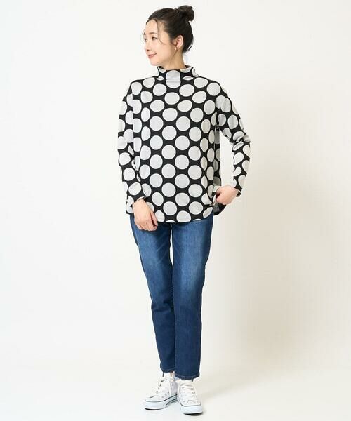 GEORGES RECH / ジョルジュ・レッシュ カットソー | [日本製]ダブルフェイスボトルネックフレアカットソー | 詳細14