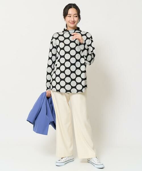 GEORGES RECH / ジョルジュ・レッシュ カットソー | [日本製]ダブルフェイスボトルネックフレアカットソー | 詳細15