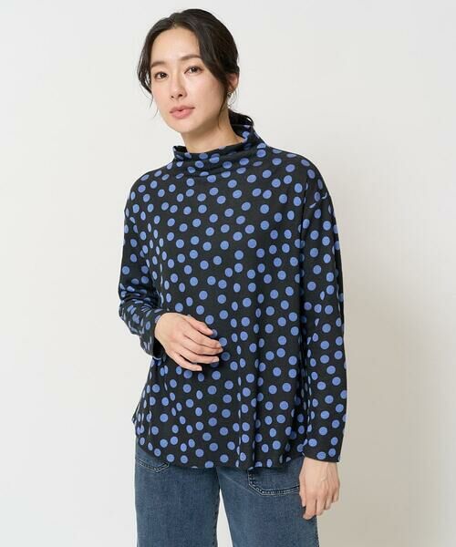 GEORGES RECH / ジョルジュ・レッシュ カットソー | [日本製]ダブルフェイスボトルネックフレアカットソー | 詳細2