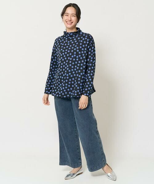 GEORGES RECH / ジョルジュ・レッシュ カットソー | [日本製]ダブルフェイスボトルネックフレアカットソー | 詳細21