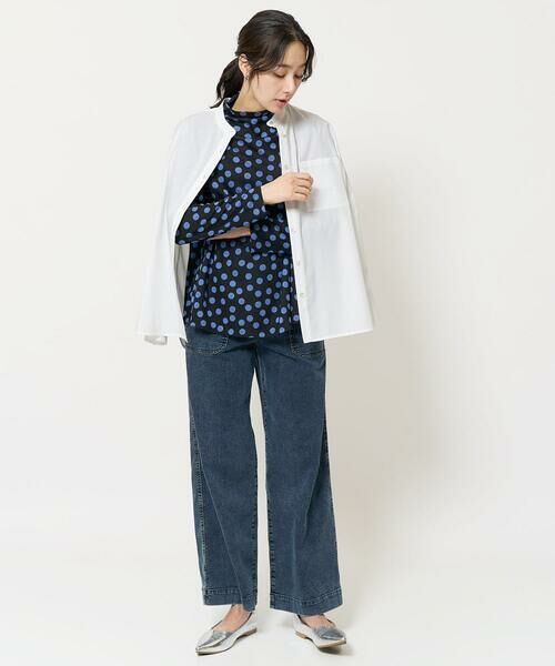 GEORGES RECH / ジョルジュ・レッシュ カットソー | [日本製]ダブルフェイスボトルネックフレアカットソー | 詳細23