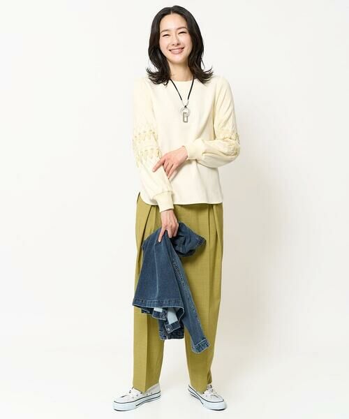 GEORGES RECH / ジョルジュ・レッシュ カットソー | クロスサーモテープ刺繍ジャージープルオーバー | 詳細13