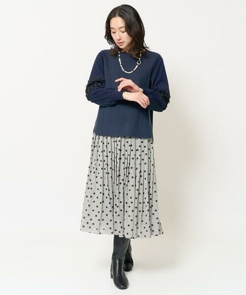 GEORGES RECH / ジョルジュ・レッシュ カットソー | クロスサーモテープ刺繍ジャージープルオーバー | 詳細14