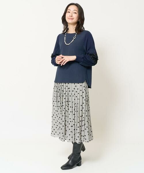 GEORGES RECH / ジョルジュ・レッシュ カットソー | クロスサーモテープ刺繍ジャージープルオーバー | 詳細15