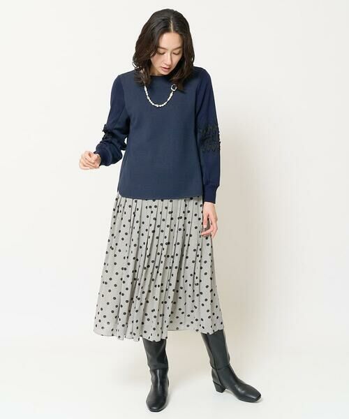 GEORGES RECH / ジョルジュ・レッシュ カットソー | クロスサーモテープ刺繍ジャージープルオーバー | 詳細16