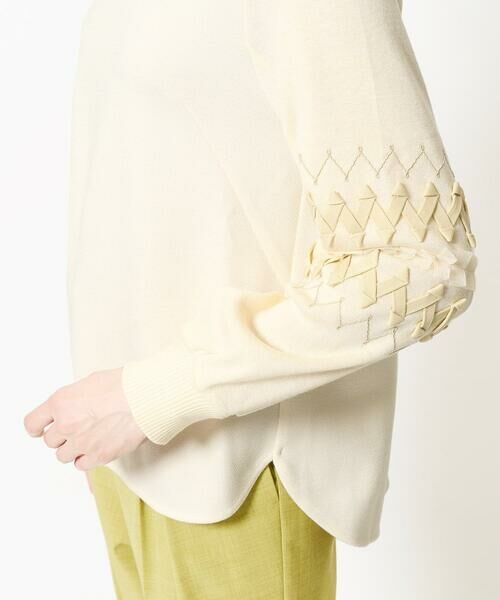 GEORGES RECH / ジョルジュ・レッシュ カットソー | クロスサーモテープ刺繍ジャージープルオーバー | 詳細8