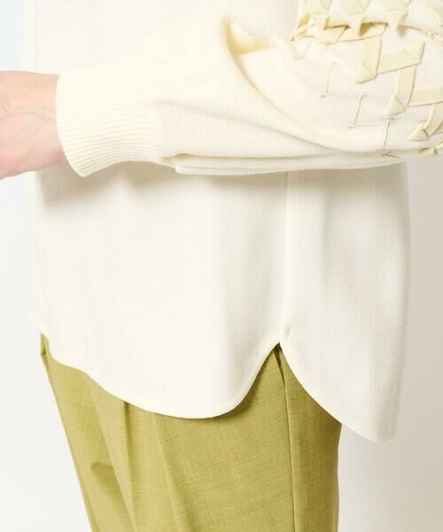 GEORGES RECH / ジョルジュ・レッシュ カットソー | クロスサーモテープ刺繍ジャージープルオーバー | 詳細9