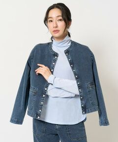 GEORGES RECH / ジョルジュ・レッシュ カットソー | [日本製]シャイニー天竺シアーハイネックカットソー