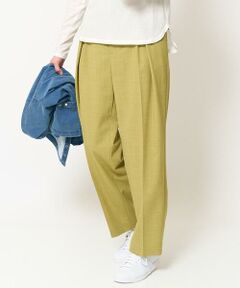 GEORGES RECH / ジョルジュ・レッシュ チノ・ワークパンツ | [日本製]インタックコクーンワイドテーパードパンツ